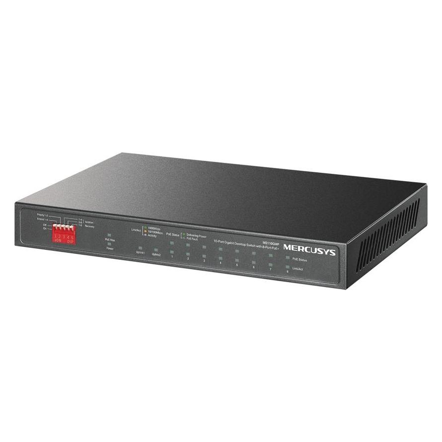 Mercusys MS110GMP 10xGb (8xPoE+) (10 Ports) (MS110GMP)