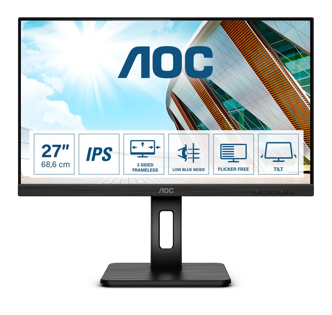 AOC 27P2Q 27 Zoll Full HD IPS Panel 16:9 75 Hz Monitor