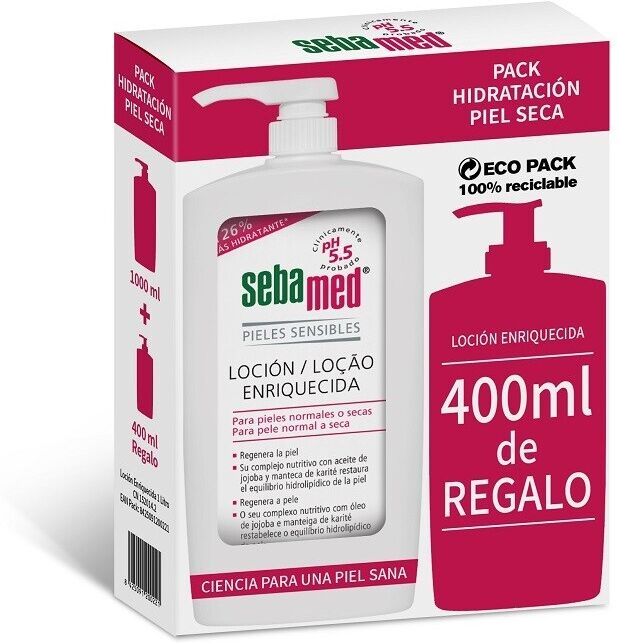 Sebamed Enriched Moisturizing Lotion Pack 2 Pieces
