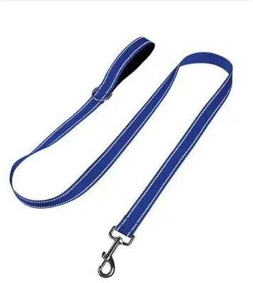 Inspired Finds SafeGlow Reflective Dog & Cat Walking Harness Leash blue 2.5cmx70.87in