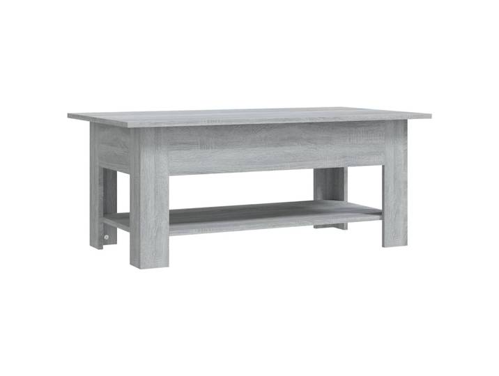 vidaXL Table basse Gris Sonoma 102x55x42 cm Bois composite