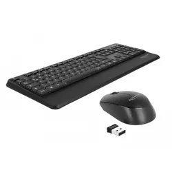 DeLOCK USB Tastatur Maus Set 2,4 GHz kabellos schwarz