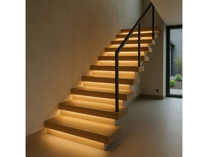 Velvalux LED Trapverlichting Set met Bewegingssensor - Warm Wit 3000K - Dimbaar - Tot 16 Treden