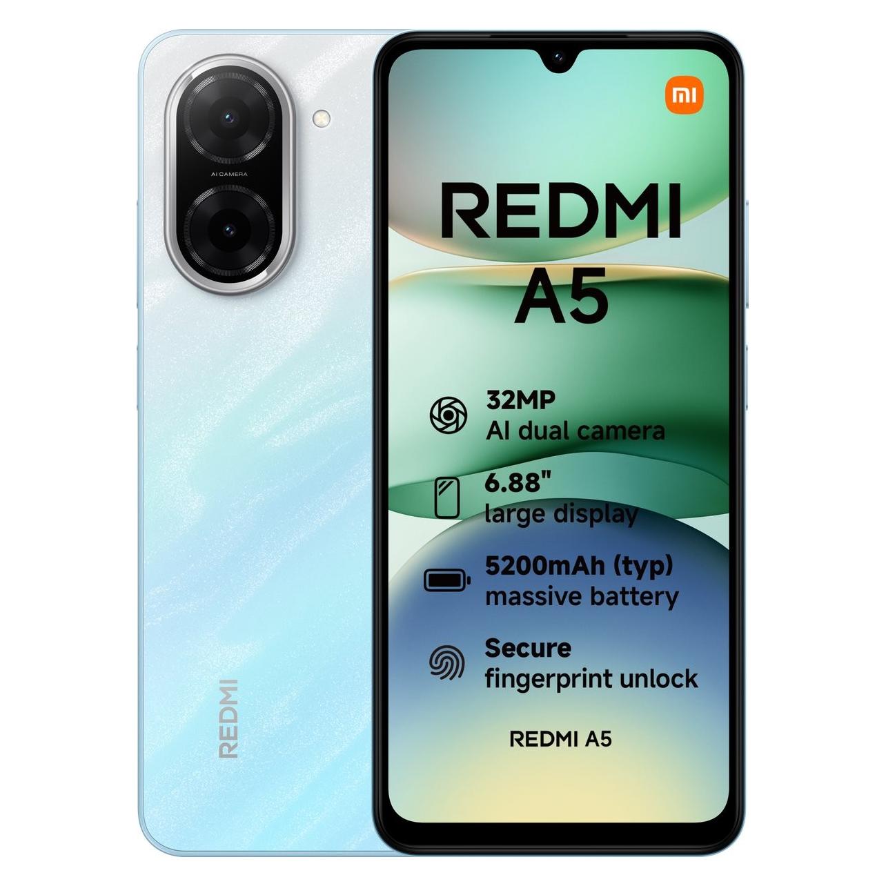 Xiaomi Redmi A5 4G (64 GB, Ocean Blue, 6.88", Dual SIM, 4G) (null)