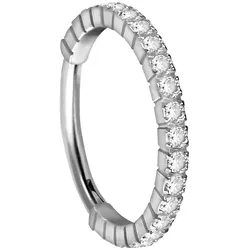 Titan Segmentring Clicker EINGEFASSTE KRISTALLE