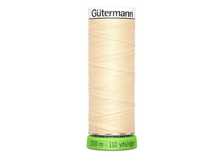 Gütermann G723860-610 naaigaren, polyester, 610 ecru/roze, 100 m
