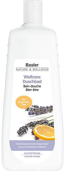basler Nature & Wellness Wellness Duschbad Lavendel-Orange Sparflasche 1 Liter