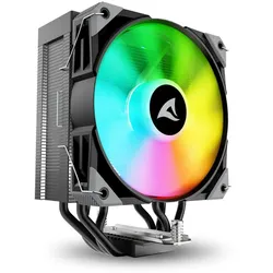Sharkoon A40 RGB Single-Tower-Luftkühler 220W TDP schwarz