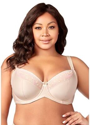 Plus Size Women's Star Curves Underwire Bra 2918 by Elila in Nude (Size 44 DD/E)