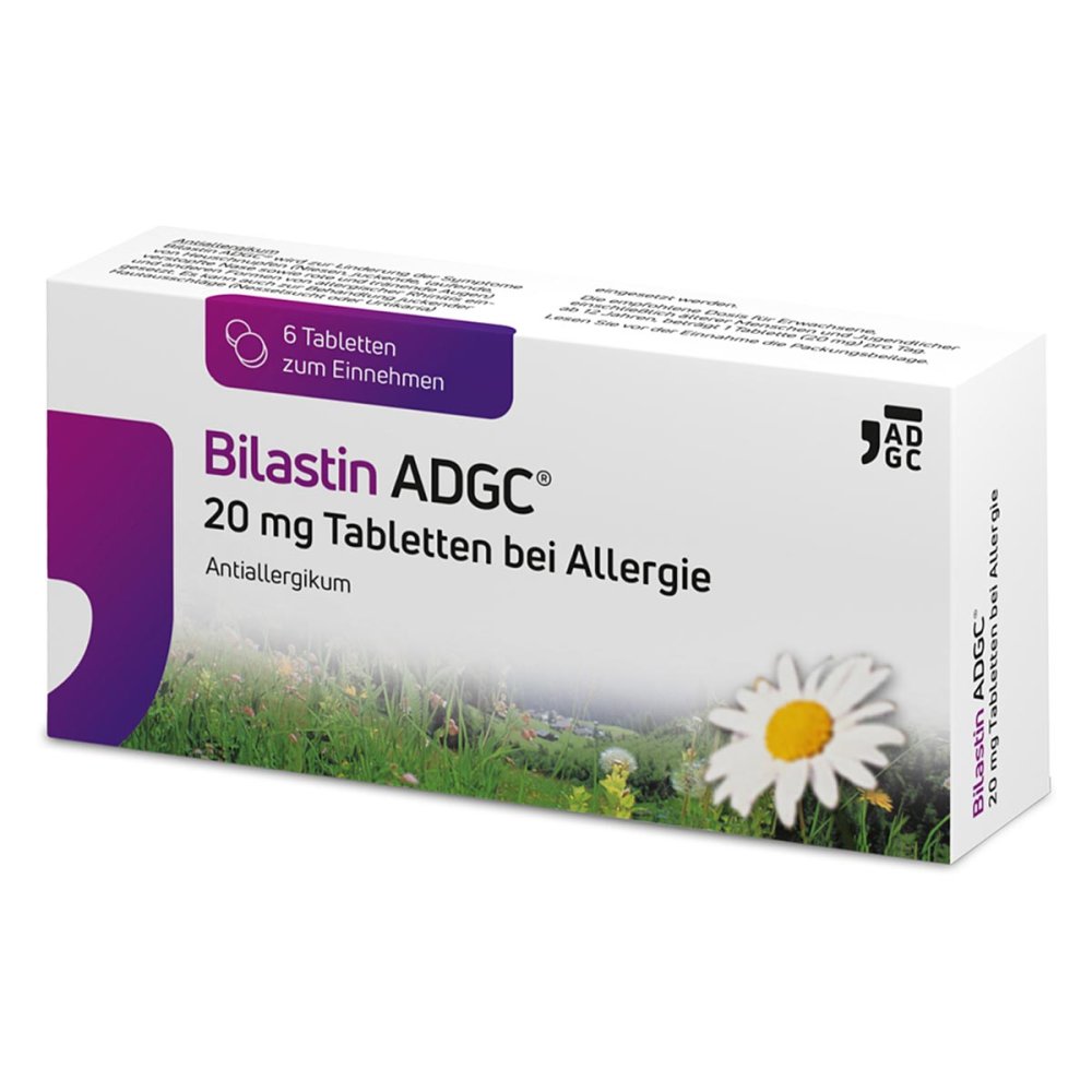 Zentiva Pharma GmbH Bilastin ADGC 20 mg Tabletten bei Allergie 19427451