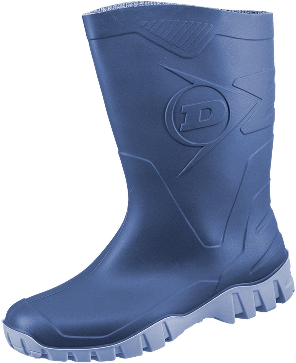 Gummistiefel DUNLOP "Dee", Damen, Gr. 46, blau, Obermaterial: 100% PVC PVC., Schuhe Gummistiefel