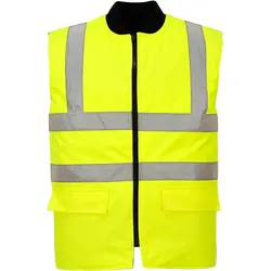 Warnschutz Wende-Steppweste "S469" - 3XL - gelb