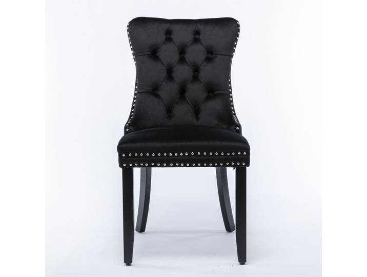 Nouveaux matériaux écologiques Nikki Collection Modern High-end Tufted Solid Wood Contemporary Velvet Upholstered Dining Chair wi