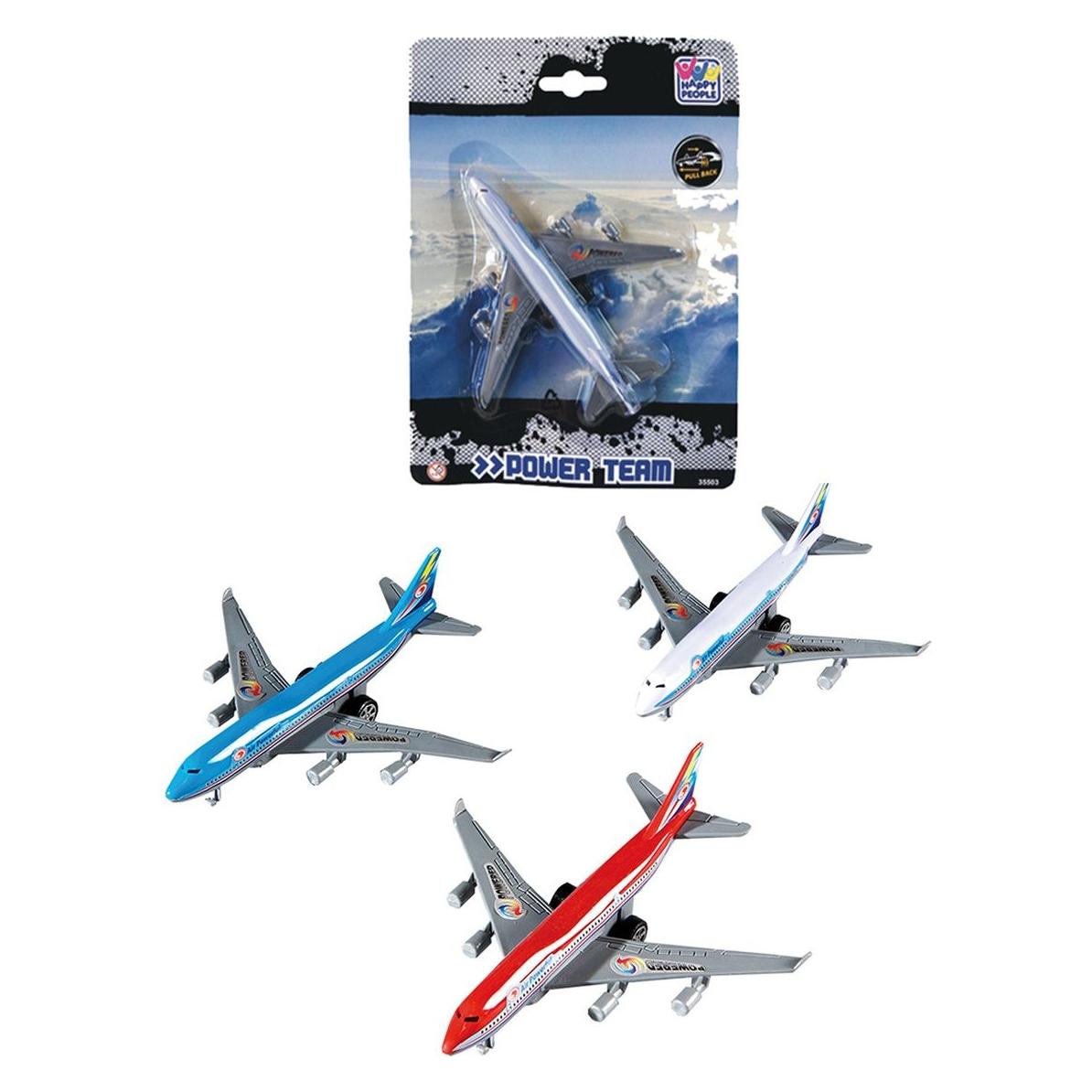 Happy People Flugzeug 3fach sortiert 14cm (32087822)