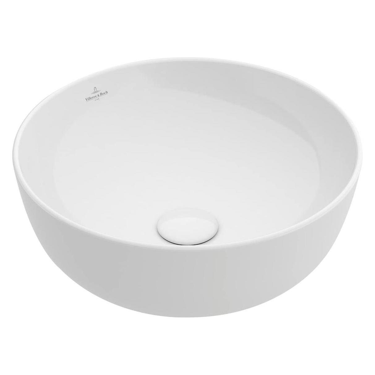 Villeroy & Boch Aufsatzwaschbecken Artis 43 cm rund wei mit Beschichtung 417943R1 (430 mm, 430 mm) (417943R1)