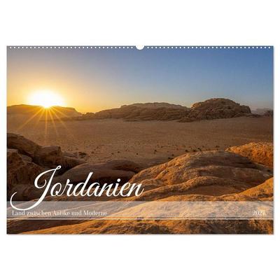 Jordanien - Land zwischen Antike und Moderne (Wandkalender 2027 DIN A2 quer), CALVENDO Monatskalender