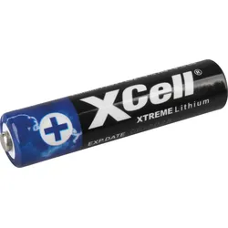 XCELL LI 4XAAA - Lithium Batterie, AAA (Micro), 1000 mAh, 4er-Pack