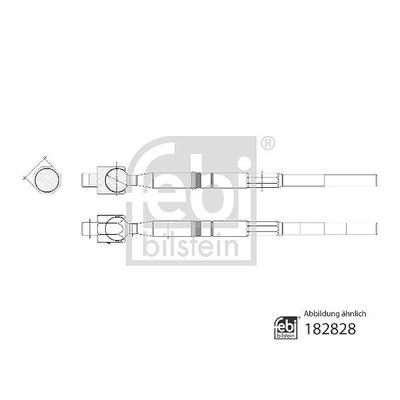 Febi Bilstein Axialgelenk, Spurstange [Hersteller-Nr. 182828] für Isuzu