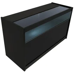 B1500 LED-Ladentheke – Schwarz