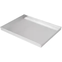 Giemme Spoleto – Professionelles rechteckiges Backblech aus Aluminium, 39x30 cm, 2,5 cm Rand