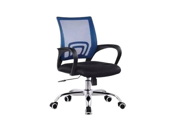 Ygt9mS6vz Stuhl mit hoher Rückenlehne Studienstuhl, bequemer, drehbarer, mobiler Stuhl(Blue+Black)
