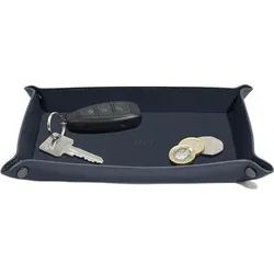 Stackers Pebble Travel Untersetzer für kleine Gegenstände rechteckig marineblau