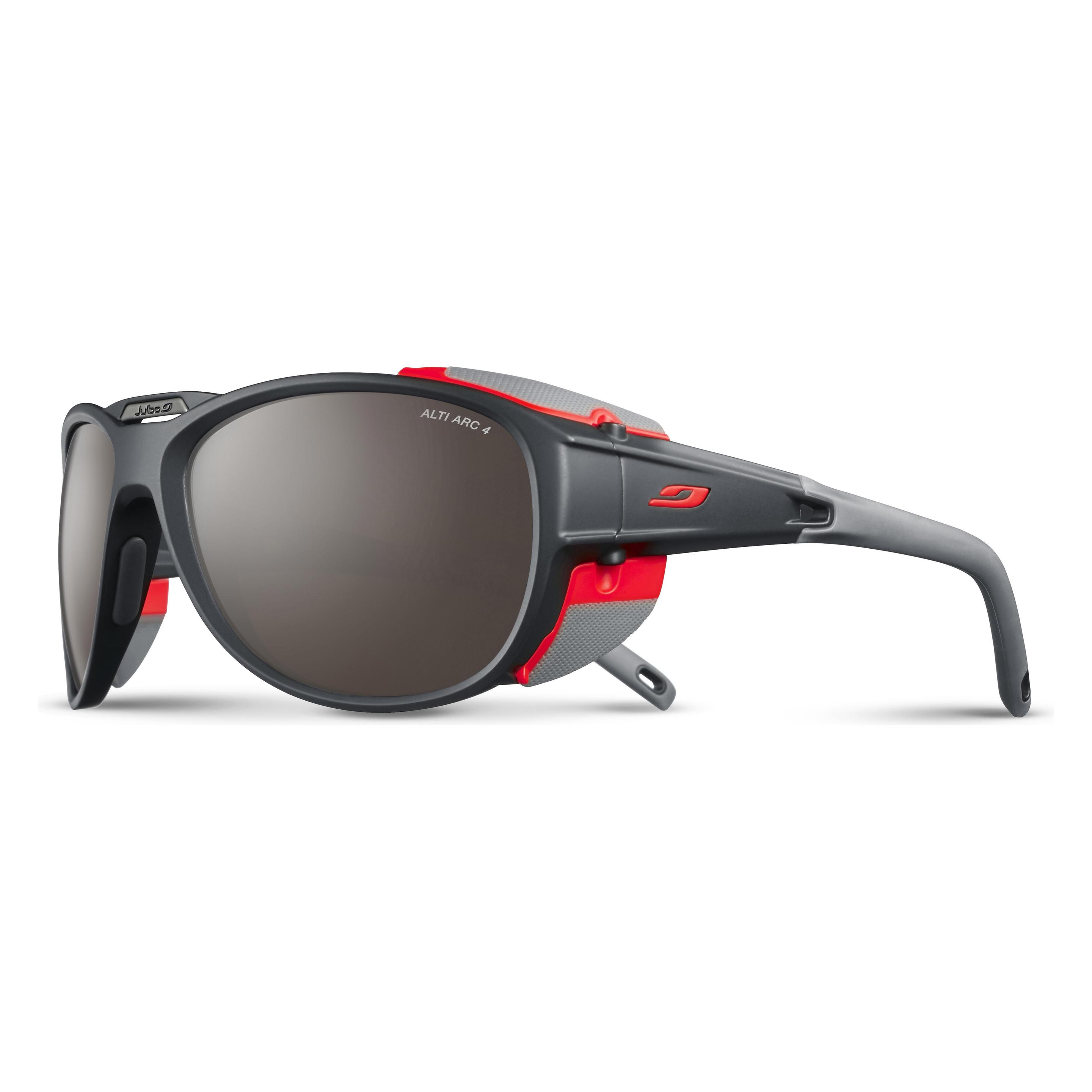Julbo Herren Explorer 2.0 Alti Arc 4 Gletscherbrille (Black, Braun, Dark Grey, grau-orange, Orange, Red, Anthrazit, Braun, Chrome, Green, Silber) (J4976121)