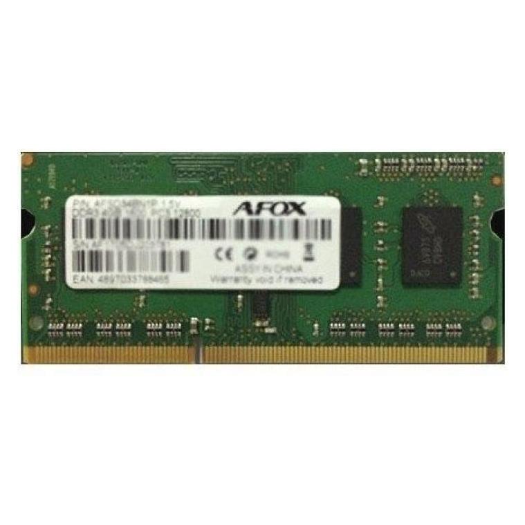 AFOX SO-DIMM DDR3 8GB 1866MHZ (1 x 8GB, 1866 MHz, DDR3-RAM, SO-DIMM) (AFSD38CK1P)