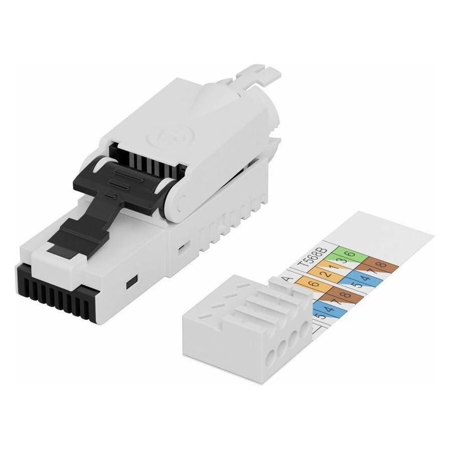 Lanview RJ45 UTP plug Cat6a for (Netzwerk Zubehör) (LVN125445-CAT6A-UTP)