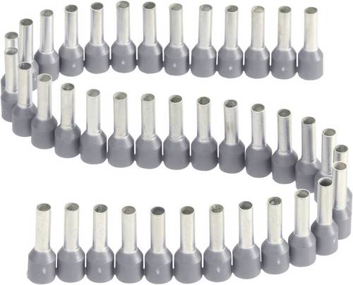 Vogt Verbindungstechnik 470508.00050 Aderendhülse 2.5mm² Teilisoliert Grau 50St.
