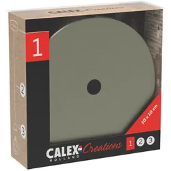Calex | Deckenplatte aus Metall | Ø100mm | 1 Loch | Matte Bronze