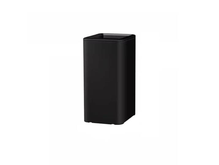 YUHANXINHESHE Hochfarbige Mülltonne for Wohnzimmer, Küche, Haushalt, Sanitärbehälter ohne Deckel, hohe gewerbliche Toiletten, Badezimmer-Mülleimer(Black,15L)