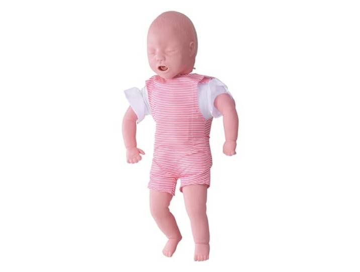 VEVOR Mannequin de Formation Enfant Modèle de Soins Infirmiers Grandeur Nature Mannequin de Secourisme RCP en PVC avec Sac pour Manœuvre de Heimlich Réanimation Cardio-Pulmonaire Premiers Secours