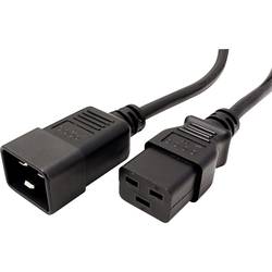 ROLINE Netzkabel Stecker C20 - Buchse C19, schwarz, 3 m 19.08.1563