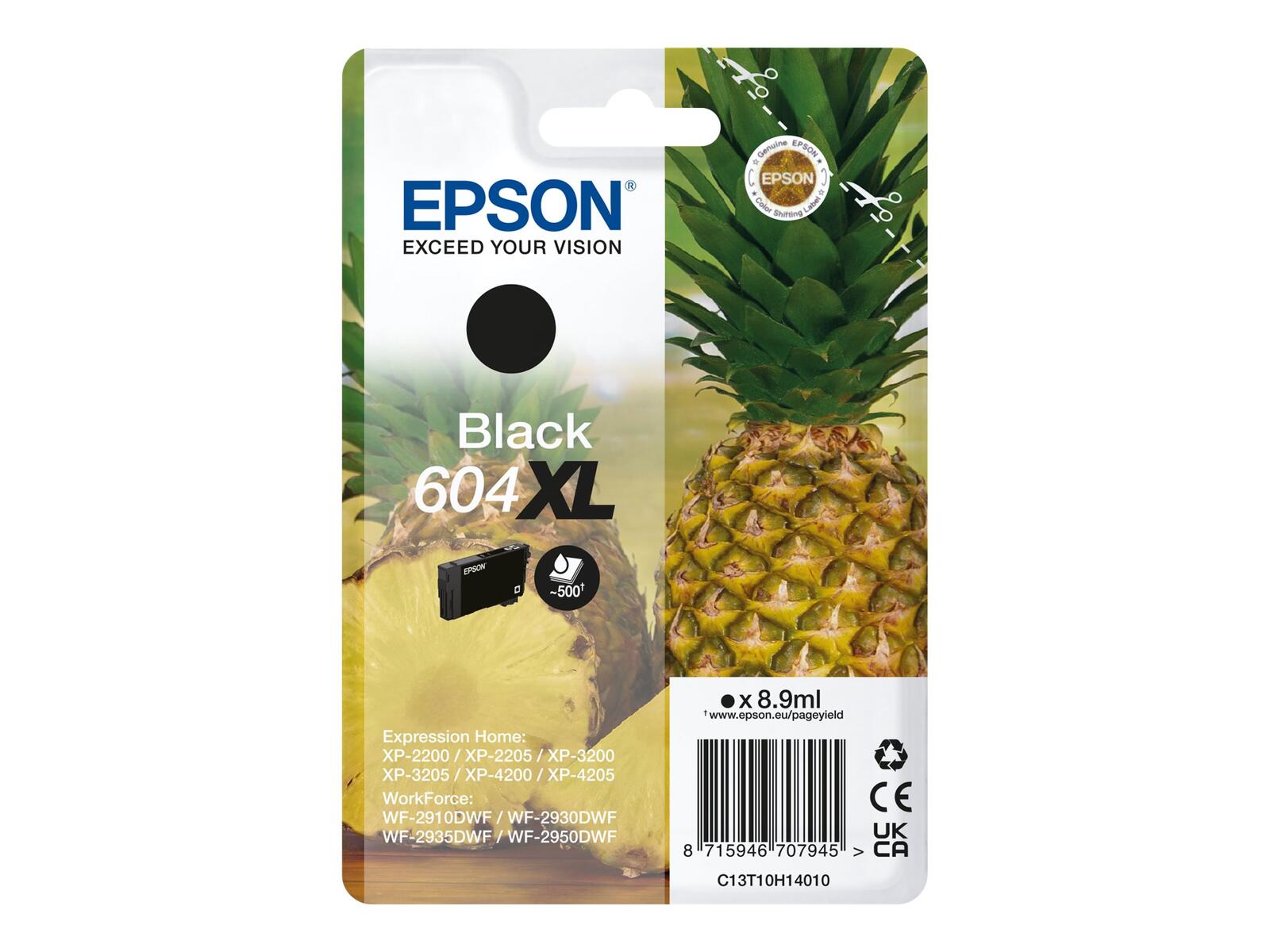 Epson Original 604XL Ananas Druckerpatrone - schwarz (C13T10H14010)