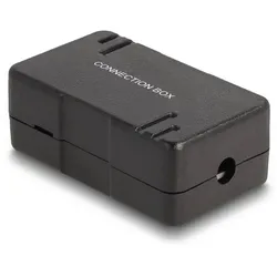 DELOCK Netzwerk Verbindungsbox LSA Cat.6 schwarz