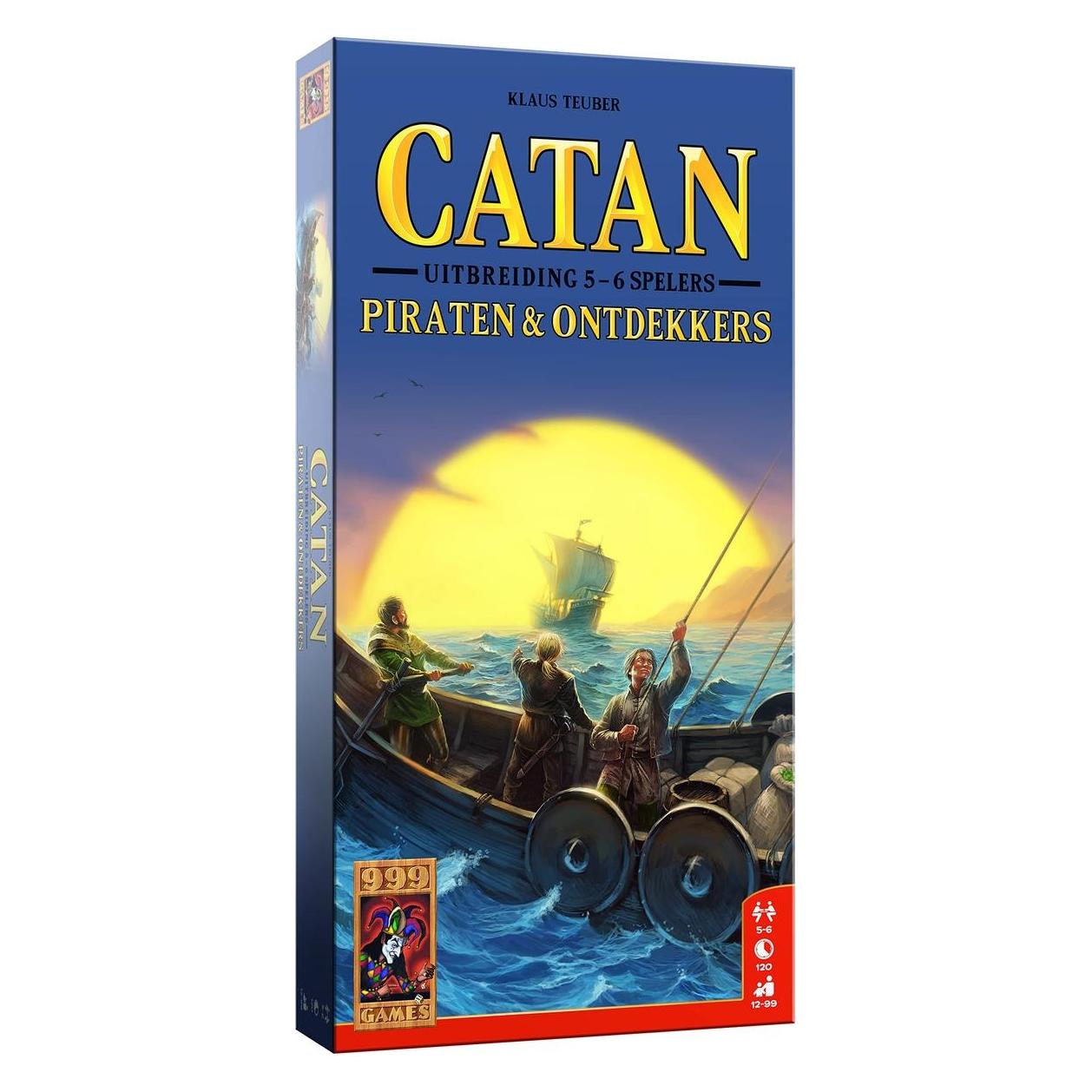 999Games Catan: Erweiterung Pirates & Explorers Brettspiel für 5/6 Spieler (Deutsch, 5 - 6 Spieler) (39734299)