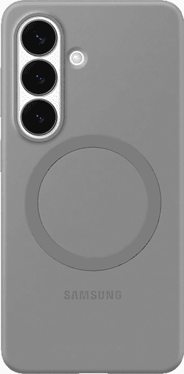 Funda móvil - Samsung, Para Galaxy S26+, De Silicona, Magnética, Gris