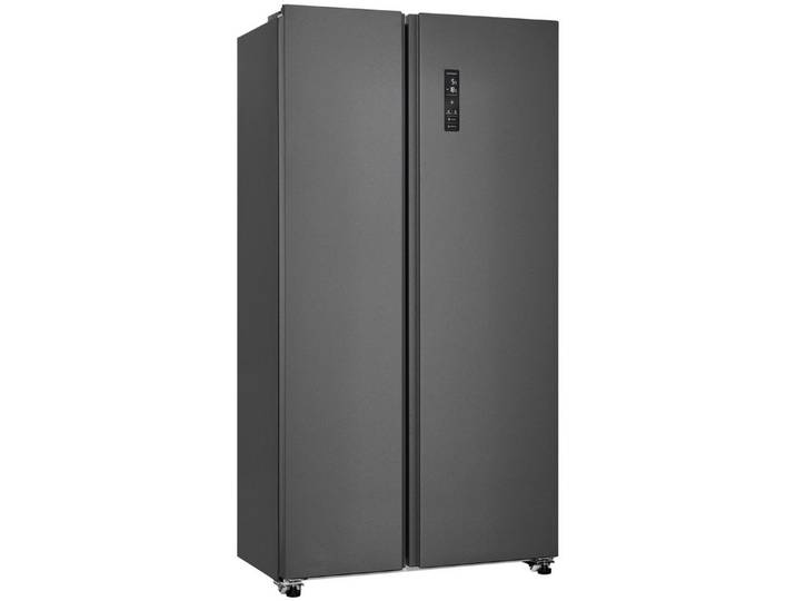 exquisit Side-by-Side SBS46-040D inoxlook-az, 177 cm hoch, 91 cm breit
