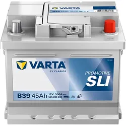 BVD VARTA Promotive SLI B39 Batterie 545200030K182, B39, 12 V, 45 Ah, 300 A