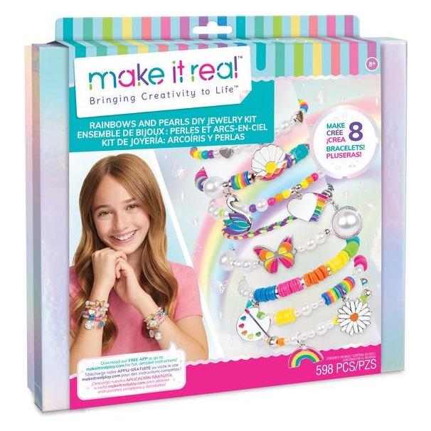 Make it Real DIY Jewelry set Rainbows and pearls (131729)