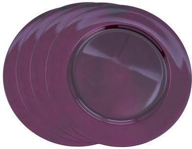 Saro Lifestyle Charger Plates With Classic Design (Set of 4)