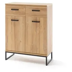 MCA Schuhschrank Toledo Holzoptik Braun Eiche