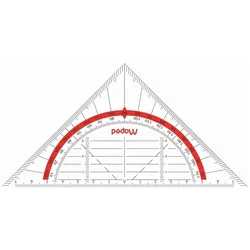 Helit, Lineal, Geodreieck (16 cm, Kunststoff)