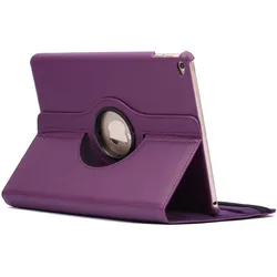 Schutzhülle für iPad Air Tablet Hülle Schutz Tasche Case Cover Lila 360 Grad drehbar Rotation Bumper