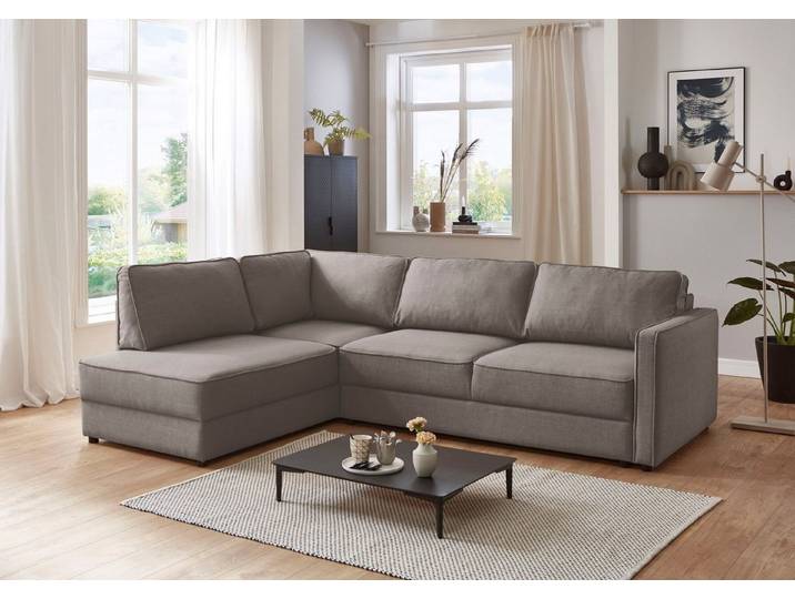 OTTO home Schlafsofa Chill, Ecksofa mit Schlaffunktion und Bettkasten