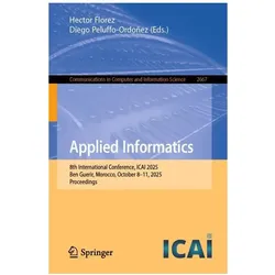 Applied Informatics, Fachbücher von Hector Florez, Diego Peluffo-Ordoñez