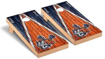 Skip's Garage Utica Pioneers Triangle Cornhole Board Set