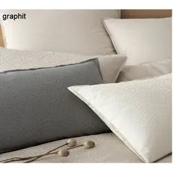 Elegante Bettwäsche Air - 155x220 cm + 40x80 cm	graphit