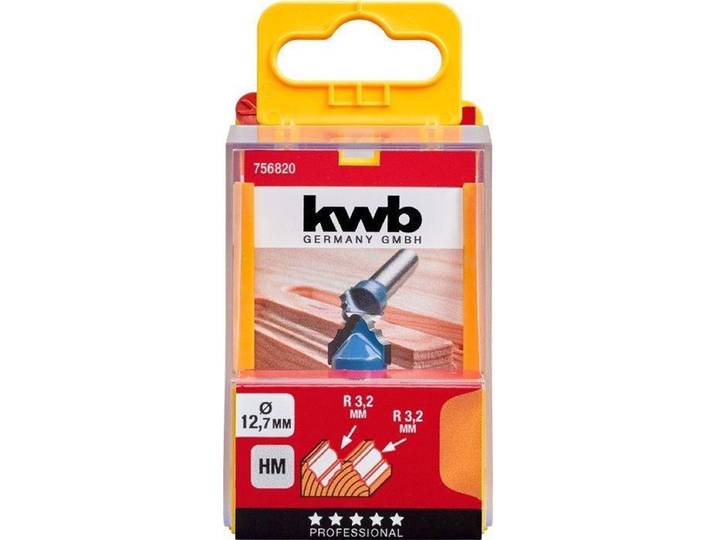 KWB - Profielfrees schacht 8mm - HM - Profielfrees schacht 8mm - 12\,7mm